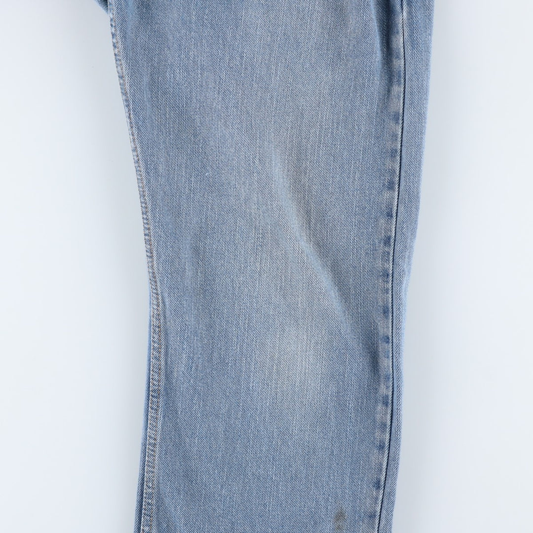 Levi's 505 STRAIGHT FIT tapered denim pants for men, equivalent to w33 cotton Blue type light blue Vintage Second Hand