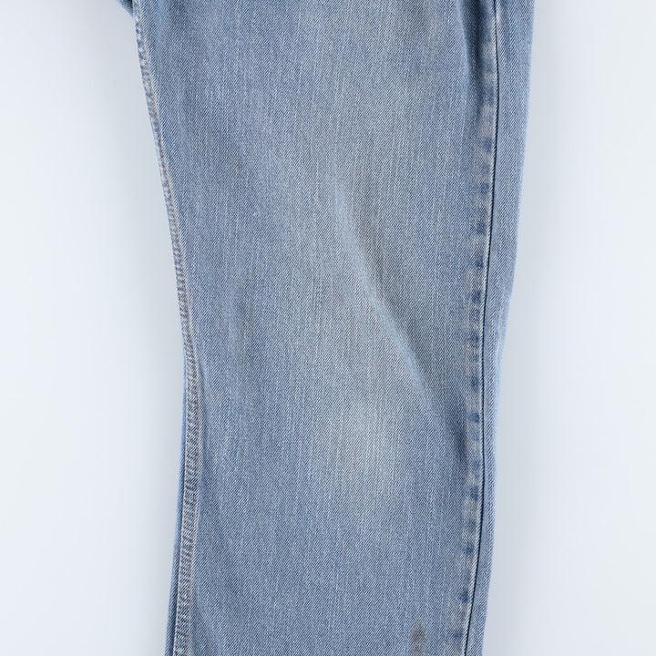 Levi's 505 STRAIGHT FIT tapered denim pants for men, equivalent to w33 cotton Blue type light blue Vintage Second Hand