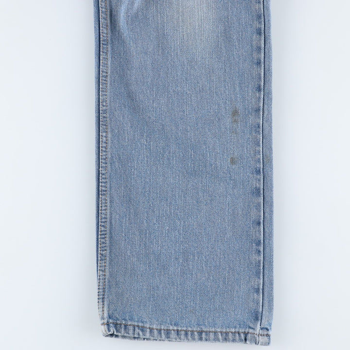 Levi's 505 STRAIGHT FIT tapered denim pants for men, equivalent to w33 cotton Blue type light blue Vintage Second Hand