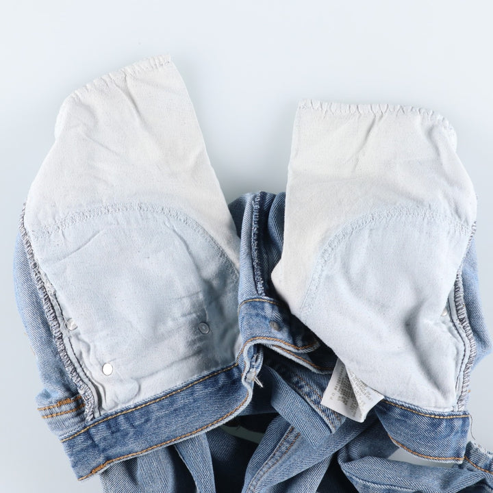 Levi's 505 STRAIGHT FIT tapered denim pants for men, equivalent to w33 cotton Blue type light blue Vintage Second Hand