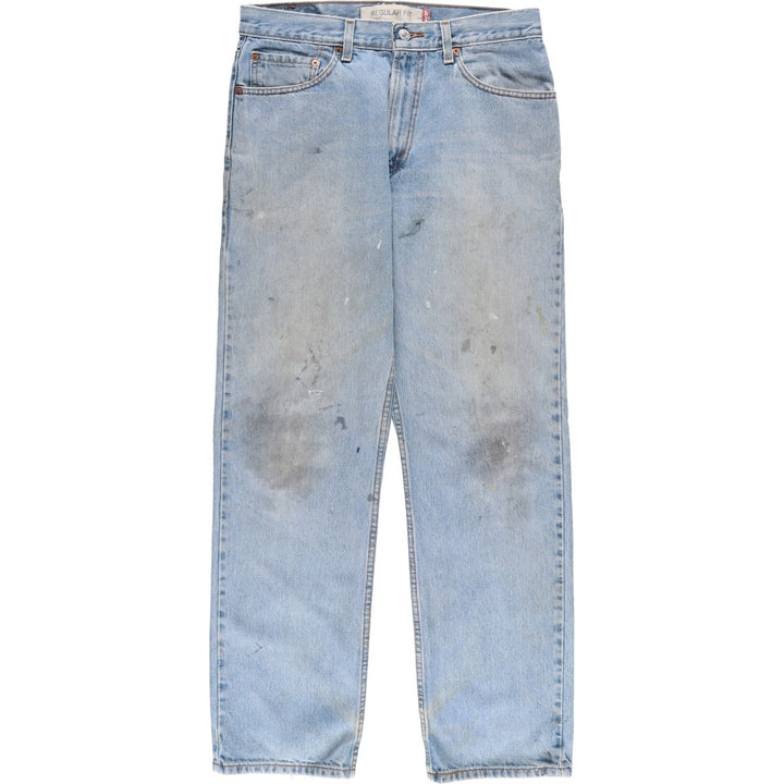 2000'S Levi's 505 Regular Fit Tapered Denim Pants, Men's Size W31 cotton Blue type light blue Vintage Second Hand