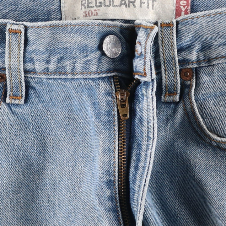 2000'S Levi's 505 Regular Fit Tapered Denim Pants, Men's Size W31 cotton Blue type light blue Vintage Second Hand