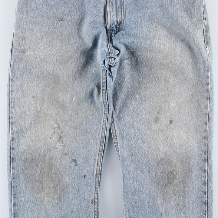 2000'S Levi's 505 Regular Fit Tapered Denim Pants, Men's Size W31 cotton Blue type light blue Vintage Second Hand