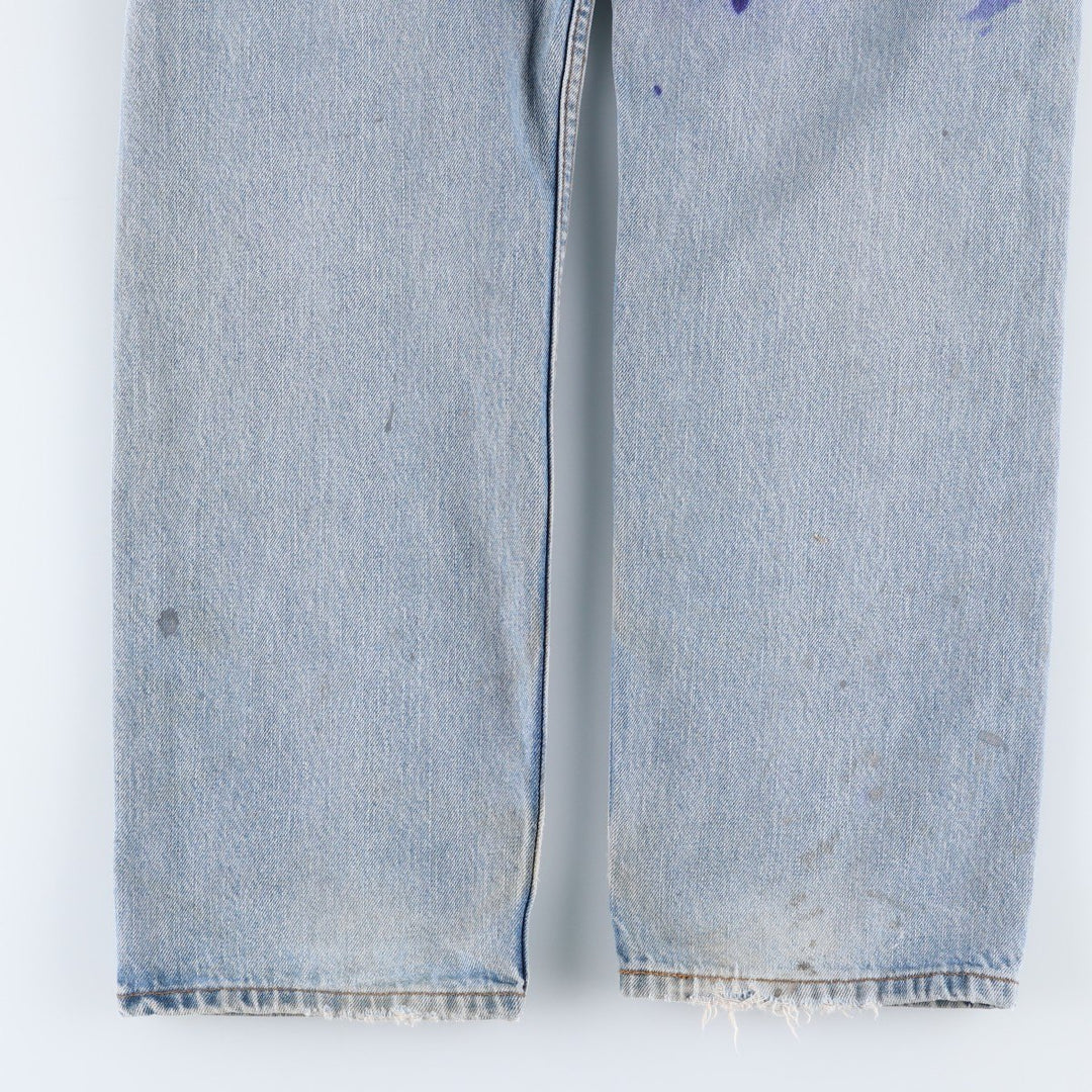 2000'S Levi's 505 Regular Fit Tapered Denim Pants, Men's Size W31 cotton Blue type light blue Vintage Second Hand
