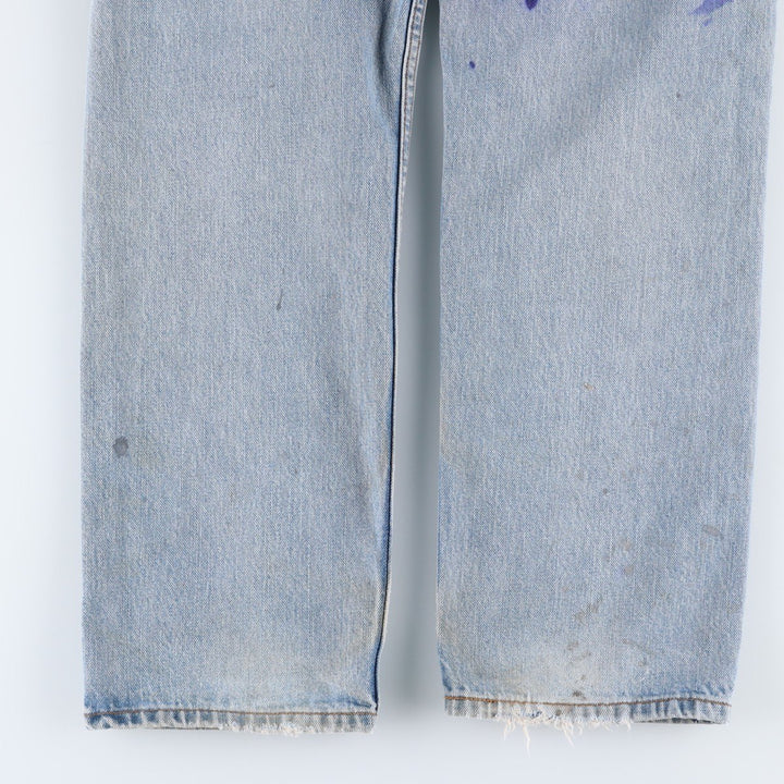 2000'S Levi's 505 Regular Fit Tapered Denim Pants, Men's Size W31 cotton Blue type light blue Vintage Second Hand