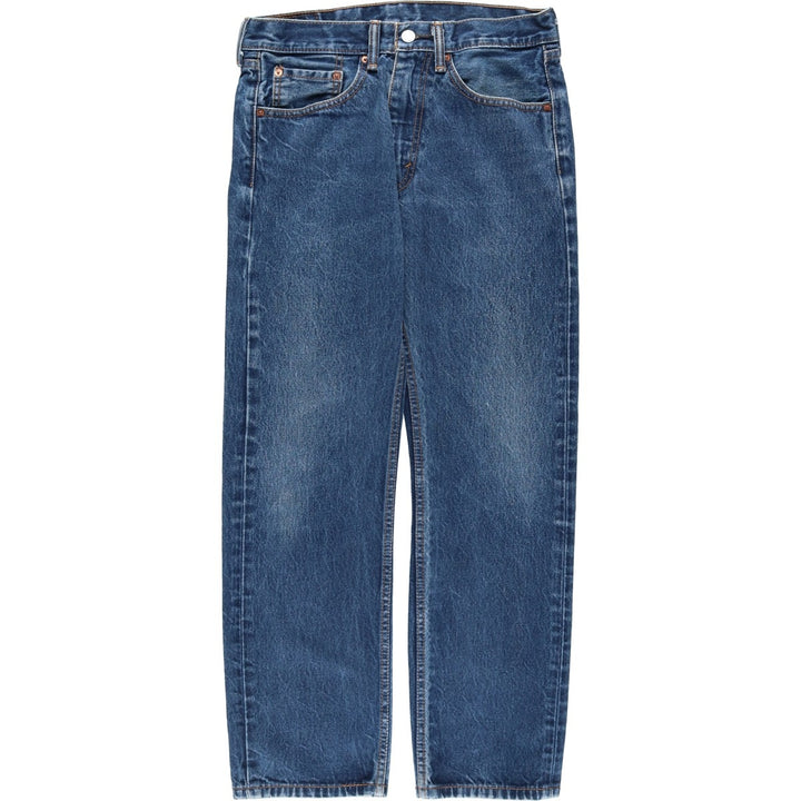 Levi's 505 tapered denim pants for men, equivalent to w31 unclear blue type Vintage Second Hand