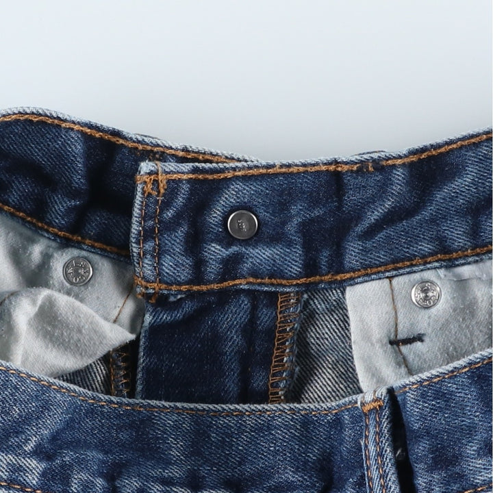 Levi's 505 tapered denim pants for men, equivalent to w31 unclear blue type Vintage Second Hand