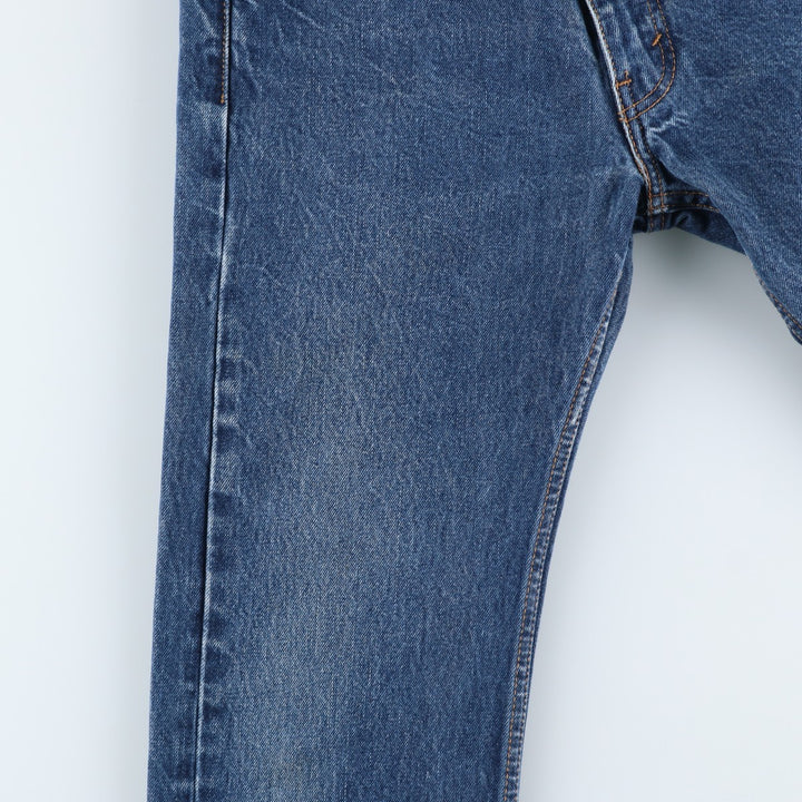 Levi's 505 tapered denim pants for men, equivalent to w31 unclear blue type Vintage Second Hand