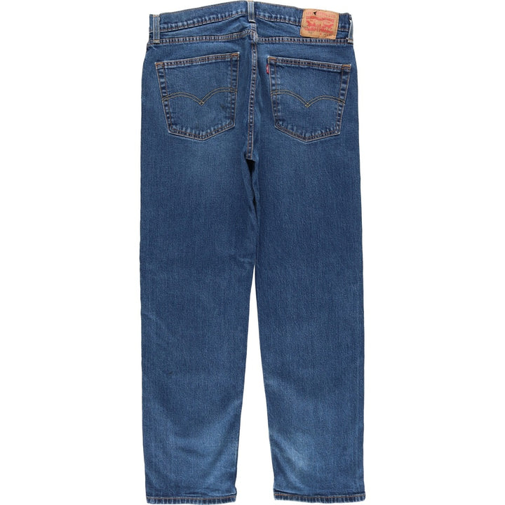 Levi's 505 tapered denim pants for men, equivalent to w35 cotton blue type Vintage Second Hand