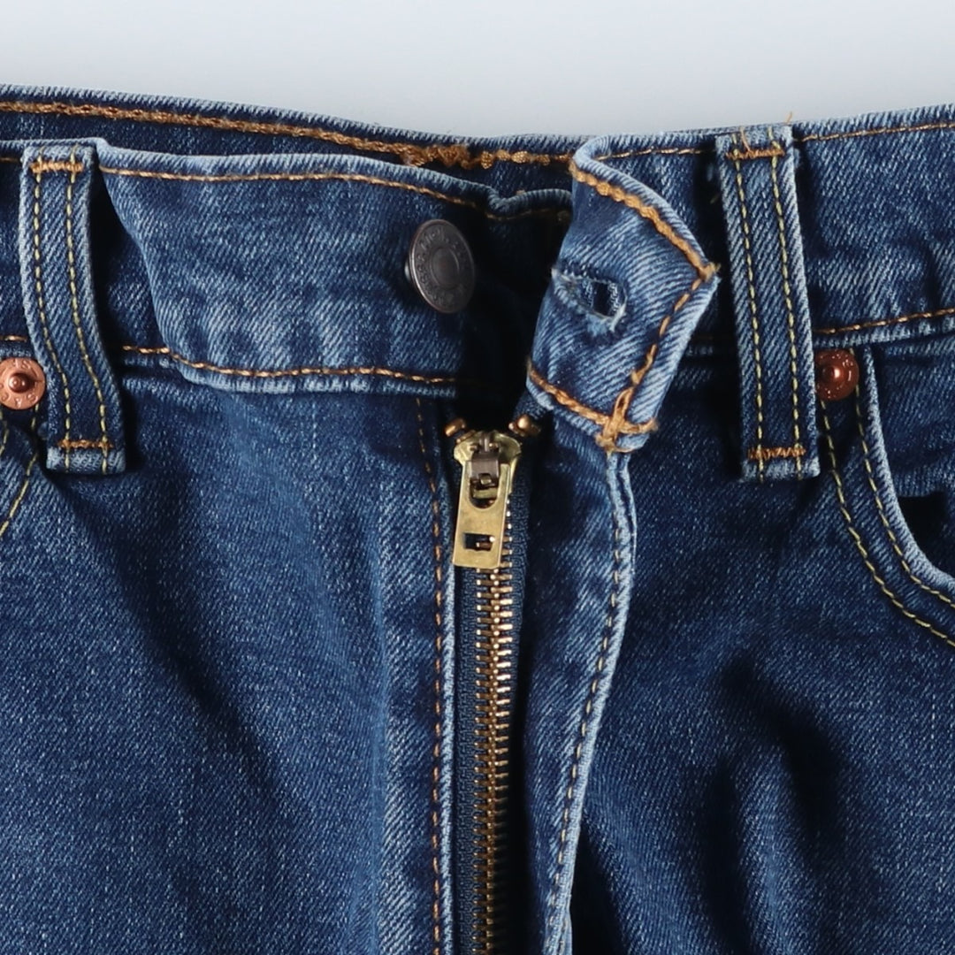 Levi's 505 tapered denim pants for men, equivalent to w35 cotton blue type Vintage Second Hand