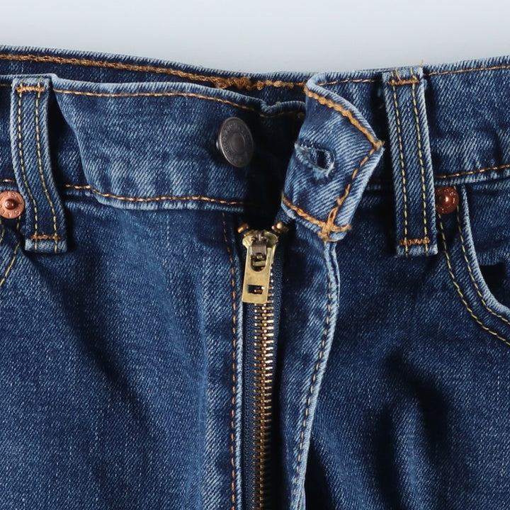 Levi's 505 tapered denim pants for men, equivalent to w35 cotton blue type Vintage Second Hand