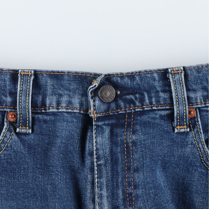 Levi's 505 tapered denim pants for men, equivalent to w35 cotton blue type Vintage Second Hand
