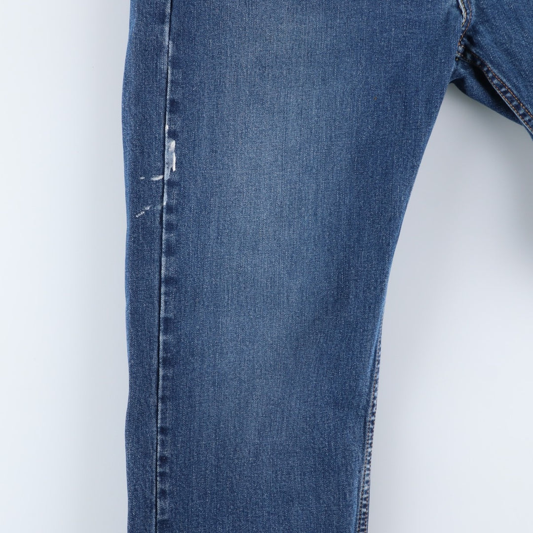 Levi's 505 tapered denim pants for men, equivalent to w35 cotton blue type Vintage Second Hand