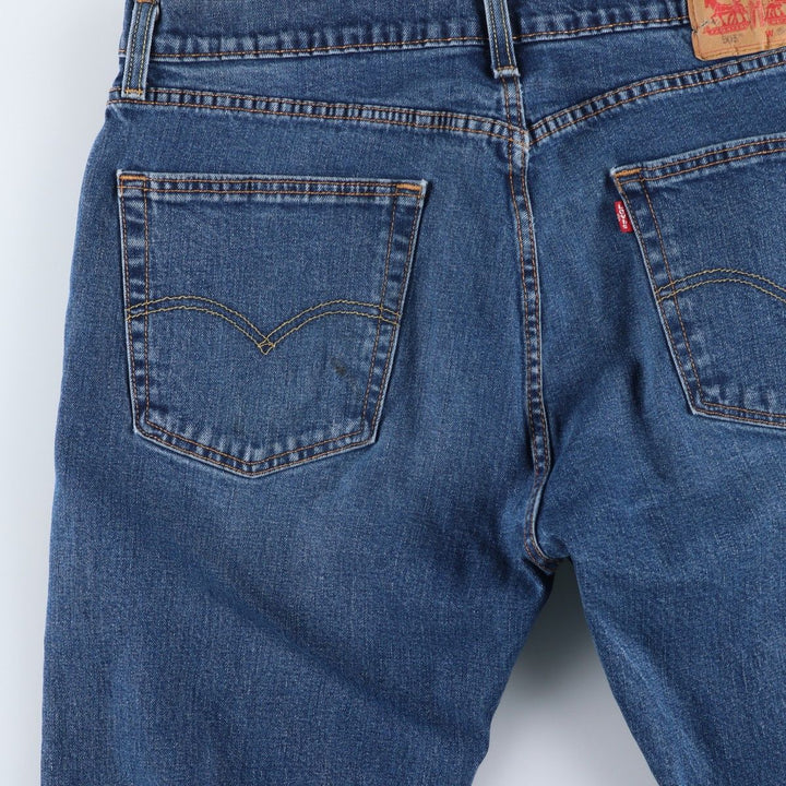 Levi's 505 tapered denim pants for men, equivalent to w35 cotton blue type Vintage Second Hand