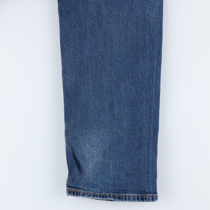 Levi's 505 tapered denim pants for men, equivalent to w35 cotton blue type Vintage Second Hand