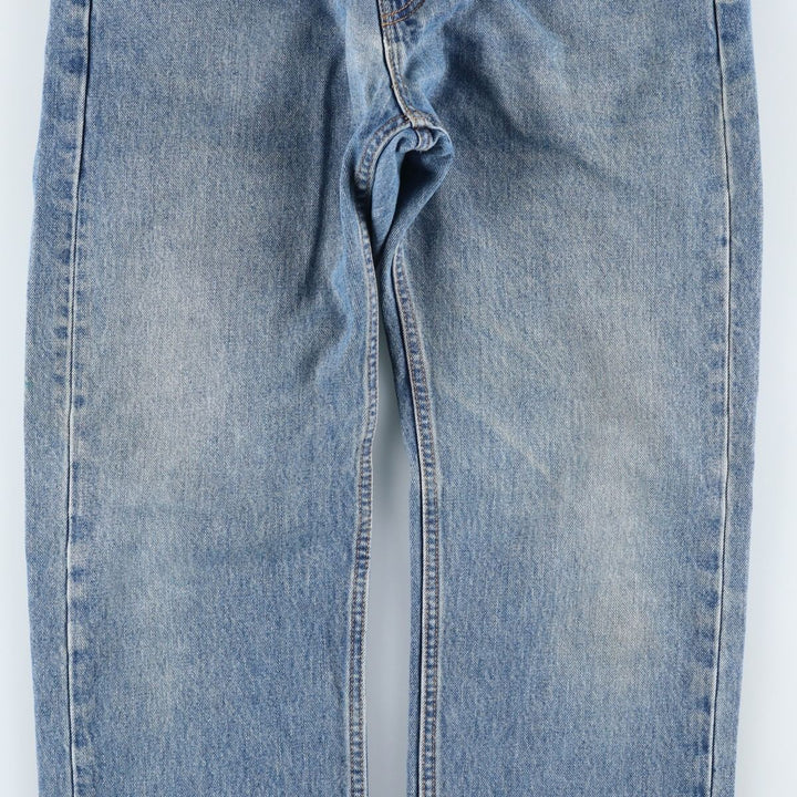 Levi's 505 tapered denim pants for men, size W34 cotton blue type Vintage Second Hand