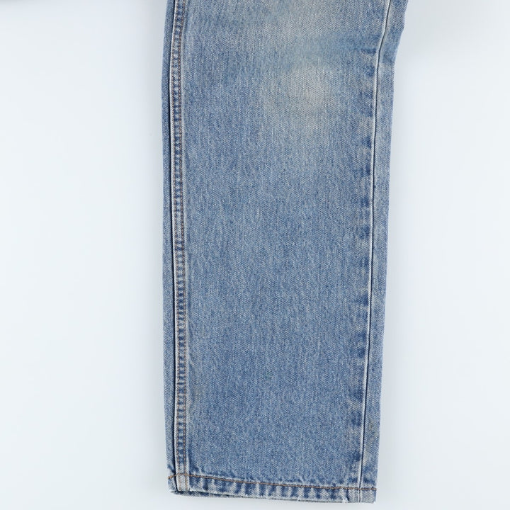 Levi's 505 tapered denim pants for men, size W34 cotton blue type Vintage Second Hand