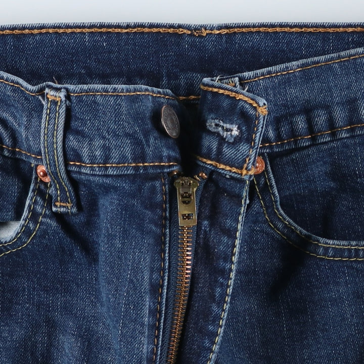 Levi's 505 tapered denim pants for men, size W34 cotton blue type Vintage Second Hand