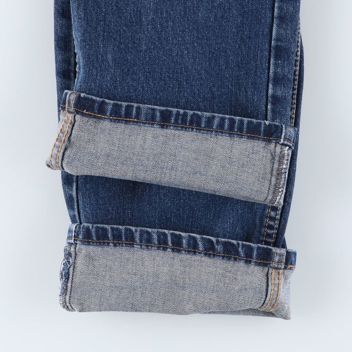Levi's 505 tapered denim pants for men, size W34 cotton blue type Vintage Second Hand