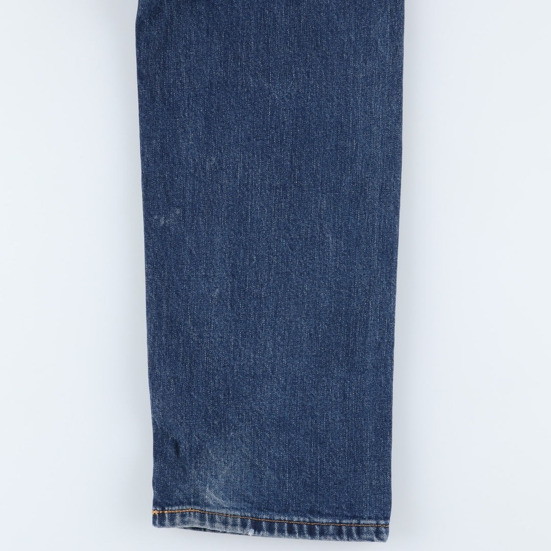 Levi's 505 tapered denim pants for men, size W34 cotton blue type Vintage Second Hand