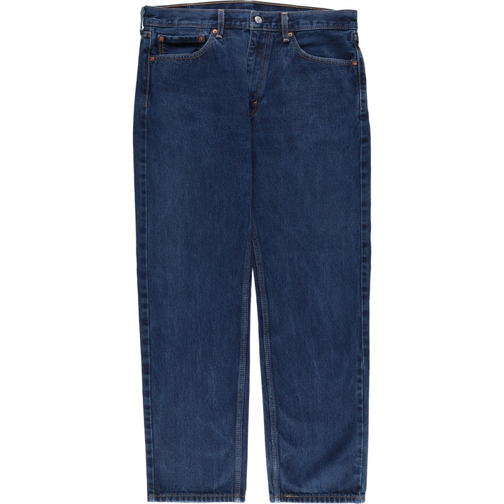 Levi's 505 tapered denim pants for men, size w37 cotton blue type Vintage Second Hand