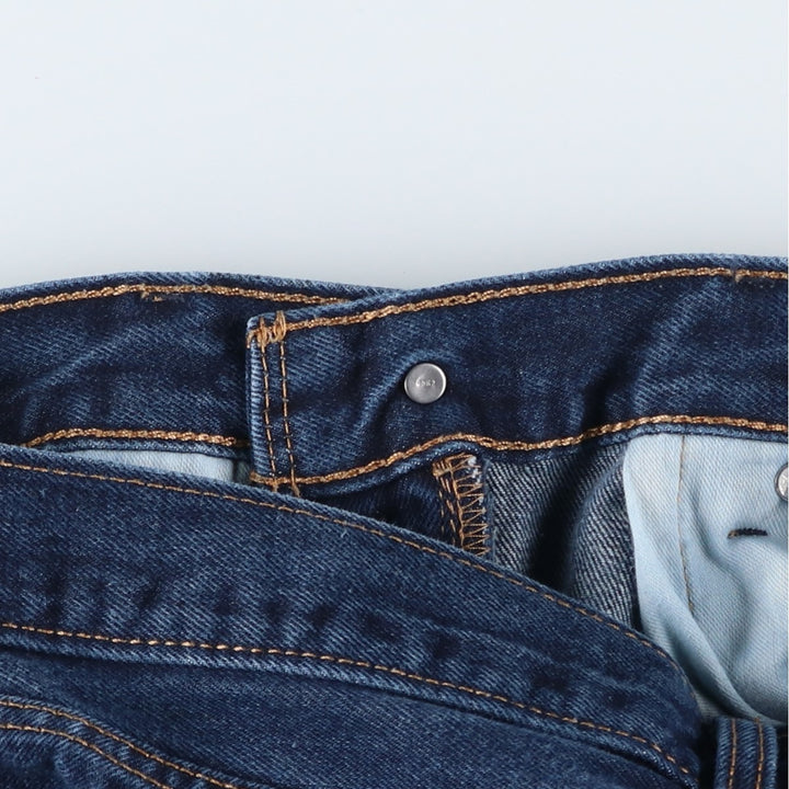 Levi's 505 tapered denim pants for men, size w37 cotton blue type Vintage Second Hand