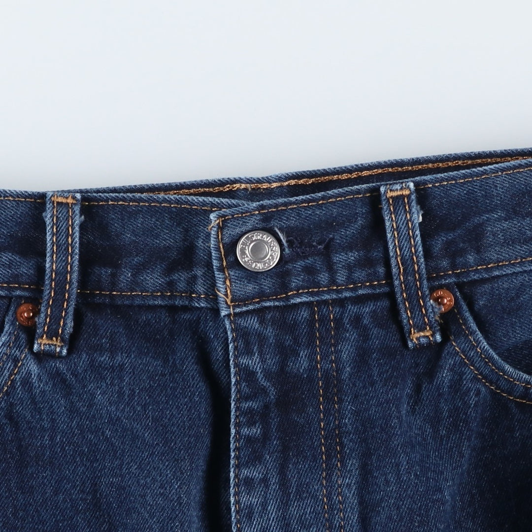 Levi's 505 tapered denim pants for men, size w37 cotton blue type Vintage Second Hand
