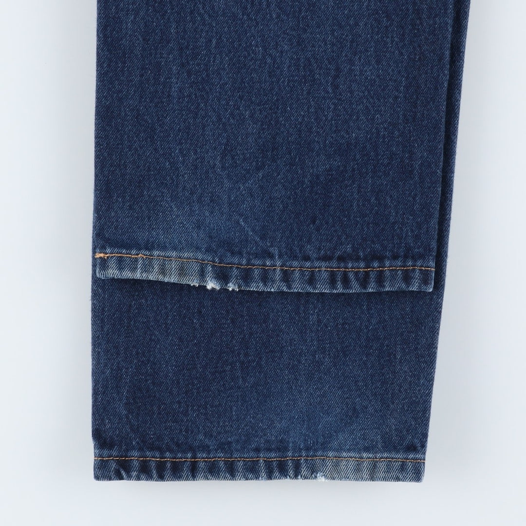 Levi's 505 tapered denim pants for men, size w37 cotton blue type Vintage Second Hand