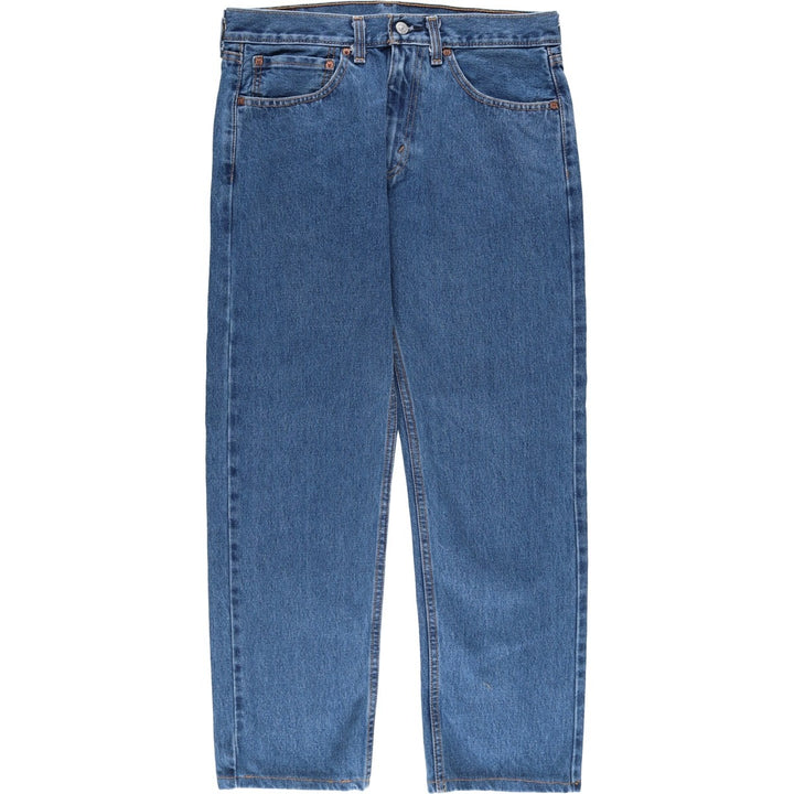 Levi's 505 tapered denim pants for men, size W33 cotton blue type Vintage Second Hand