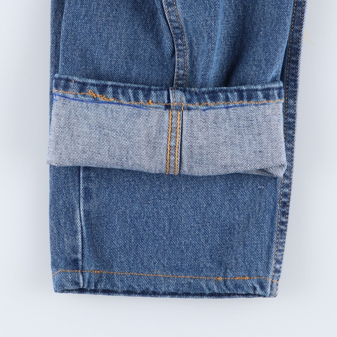 Levi's 505 tapered denim pants for men, size W33 cotton blue type Vintage Second Hand