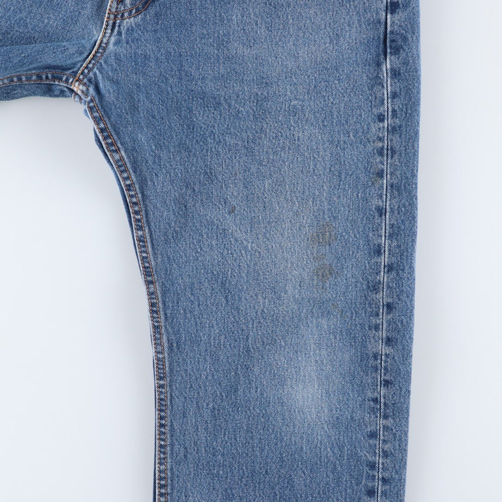 Levi's 505 tapered denim pants for men, size W34 cotton blue type Vintage Second Hand