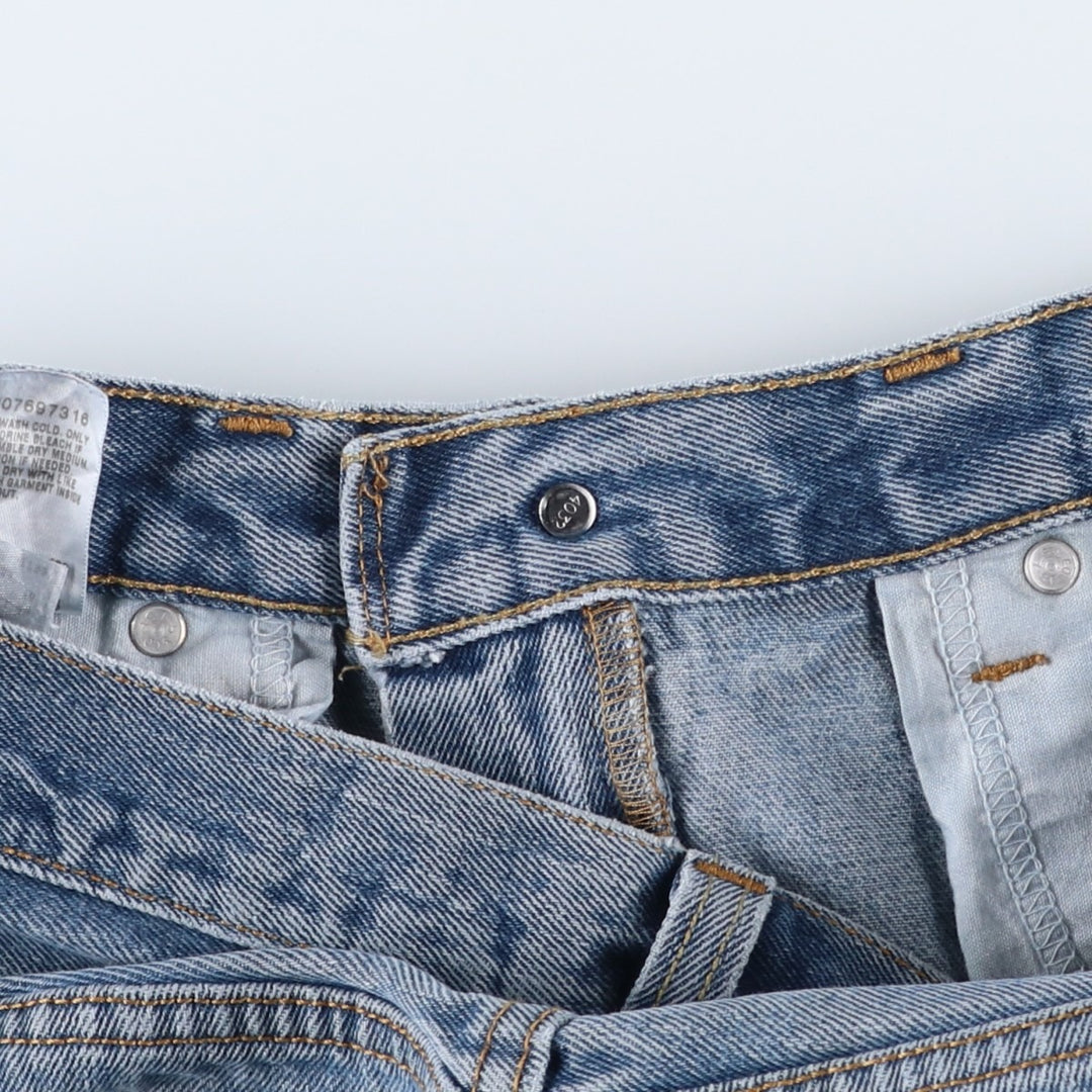 Levi's 505 REGULAR FIT tapered denim pants for men, size w32 cotton blue type Vintage Second Hand