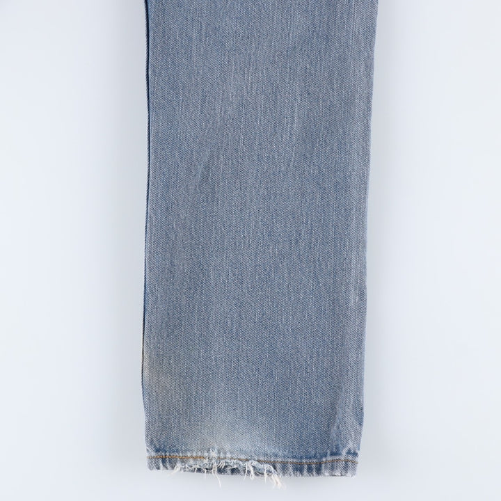Levi's 505 REGULAR FIT tapered denim pants for men, size w32 cotton blue type Vintage Second Hand