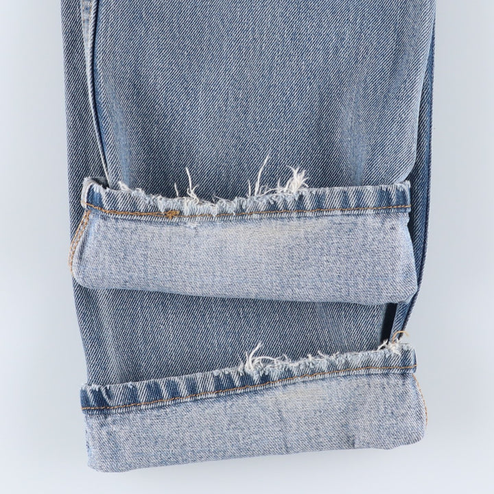 Levi's 505 REGULAR FIT tapered denim pants for men, size w32 cotton blue type Vintage Second Hand