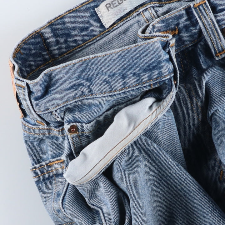 Levi's 505 REGULAR FIT tapered denim pants for men, size w32 cotton blue type Vintage Second Hand