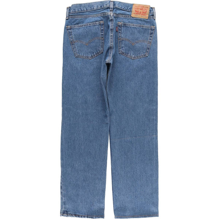 Levi's 505-4891 Tapered Denim Pants, Men's Size W34 (approx.) cotton blue type Vintage Second Hand