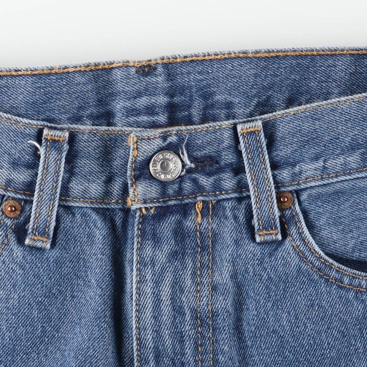 Levi's 505-4891 Tapered Denim Pants, Men's Size W34 (approx.) cotton blue type Vintage Second Hand