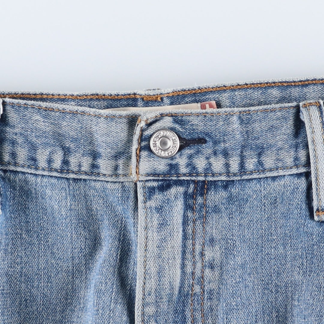 Levi's 505 STRAIGHT FIT tapered denim pants for men, size w36 cotton blue type Vintage Second Hand