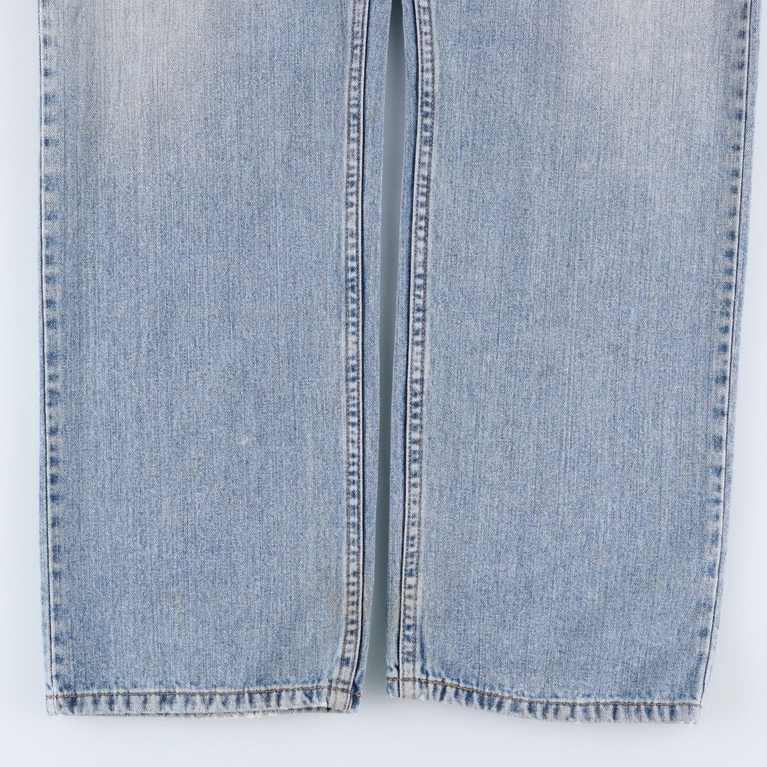 Levi's 505 STRAIGHT FIT tapered denim pants for men, size w36 cotton blue type Vintage Second Hand