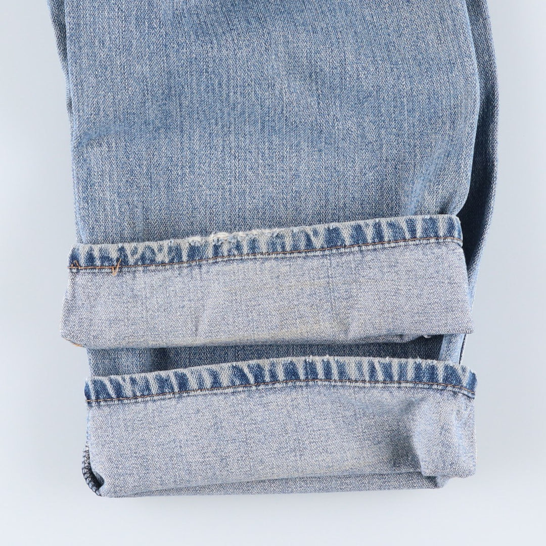 Levi's 505 STRAIGHT FIT tapered denim pants for men, size w36 cotton blue type Vintage Second Hand