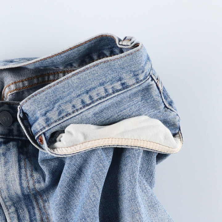 Levi's 505 STRAIGHT FIT tapered denim pants for men, size w36 cotton blue type Vintage Second Hand