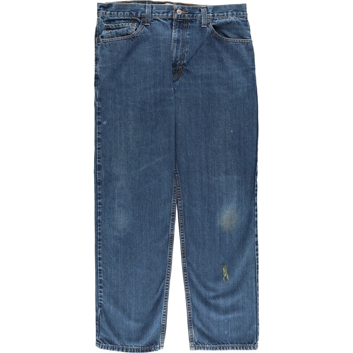 Levi's 505 REGULAR FIT tapered denim pants for men, size w36 cotton blue type Vintage Second Hand