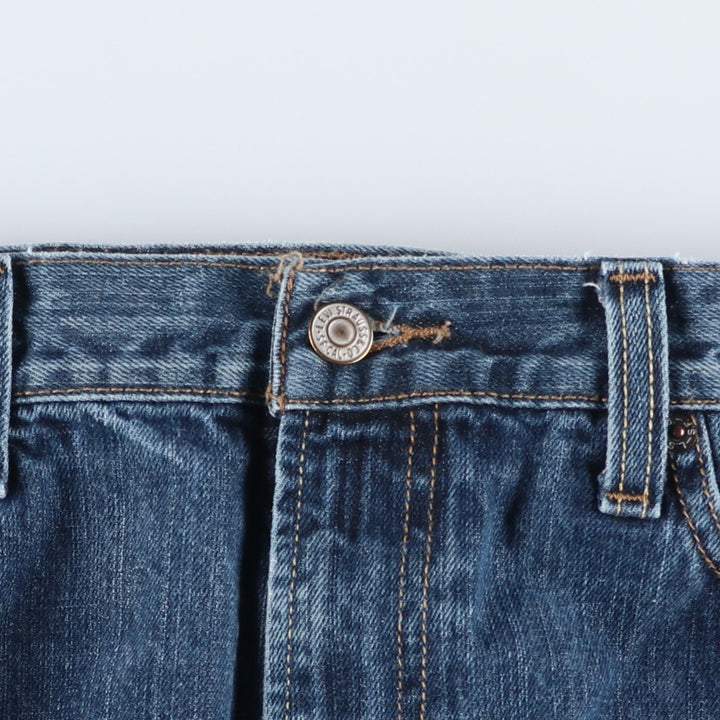 Levi's 505 REGULAR FIT tapered denim pants for men, size w36 cotton blue type Vintage Second Hand