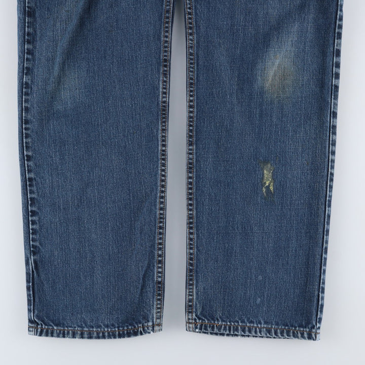 Levi's 505 REGULAR FIT tapered denim pants for men, size w36 cotton blue type Vintage Second Hand