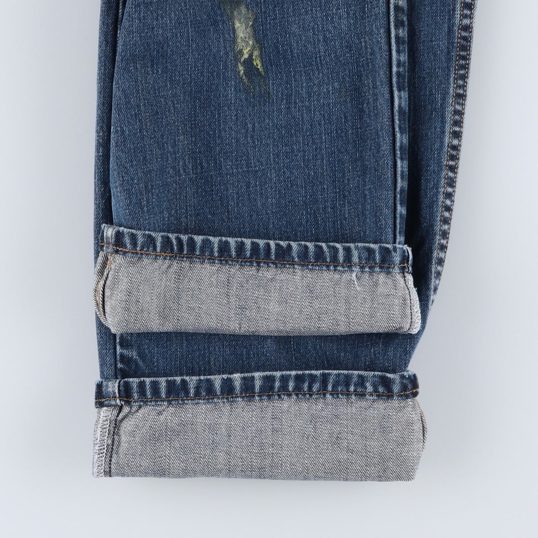 Levi's 505 REGULAR FIT tapered denim pants for men, size w36 cotton blue type Vintage Second Hand