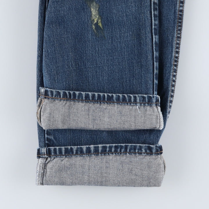 Levi's 505 REGULAR FIT tapered denim pants for men, size w36 cotton blue type Vintage Second Hand