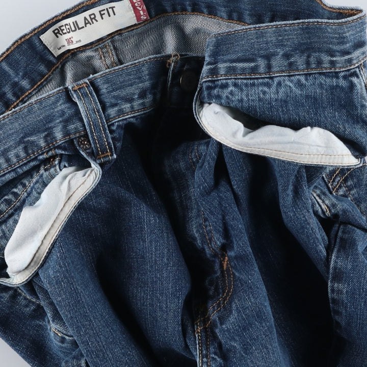 Levi's 505 REGULAR FIT tapered denim pants for men, size w36 cotton blue type Vintage Second Hand