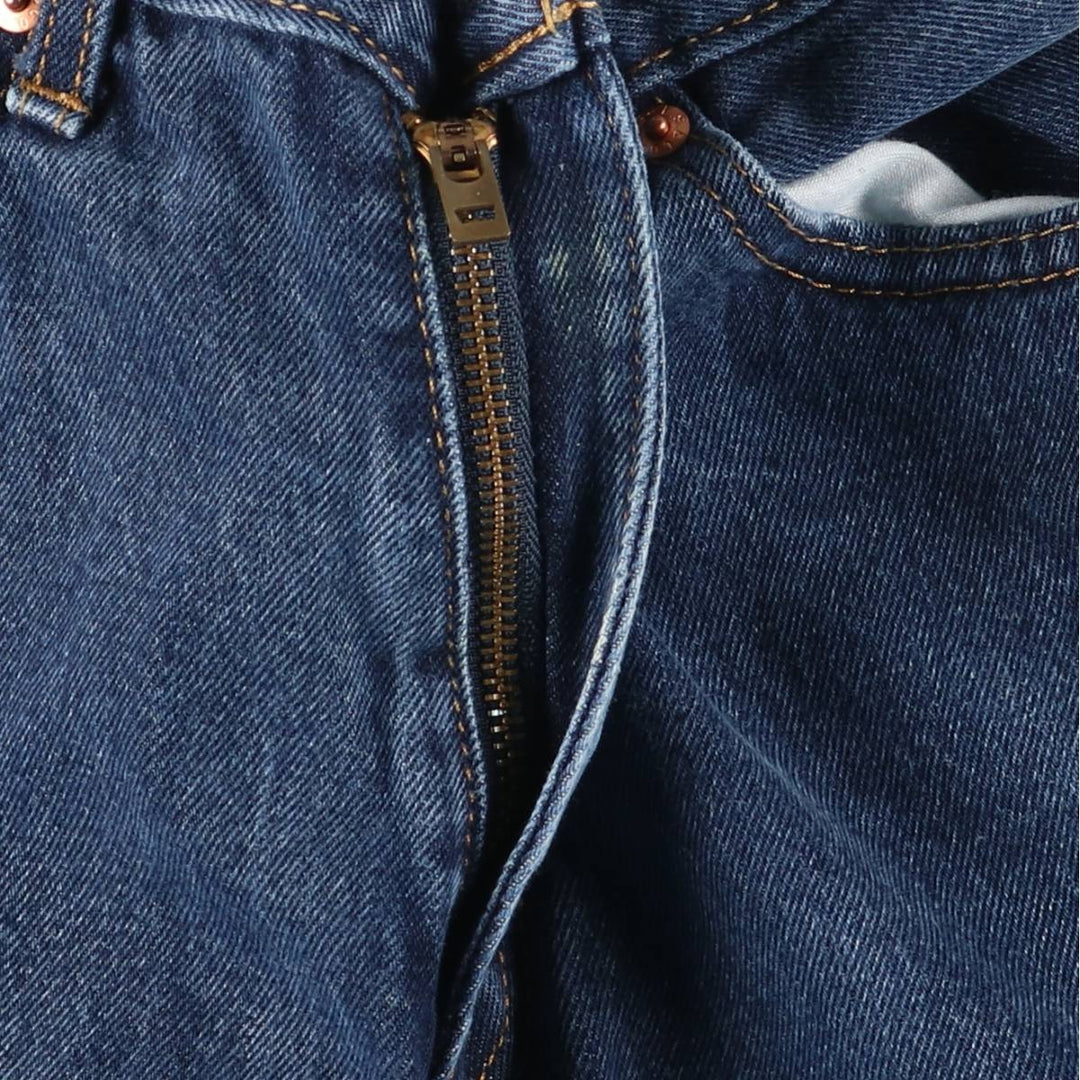 Levi's 505 tapered denim pants for men, size W34 cotton blue type Vintage Second Hand