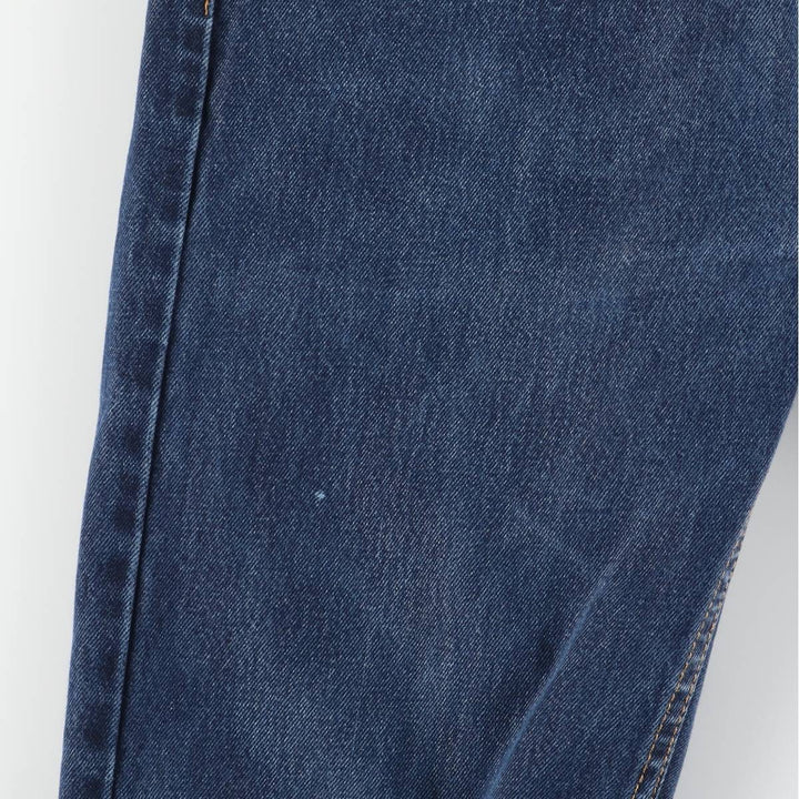 Levi's 505 tapered denim pants for men, size W34 cotton blue type Vintage Second Hand