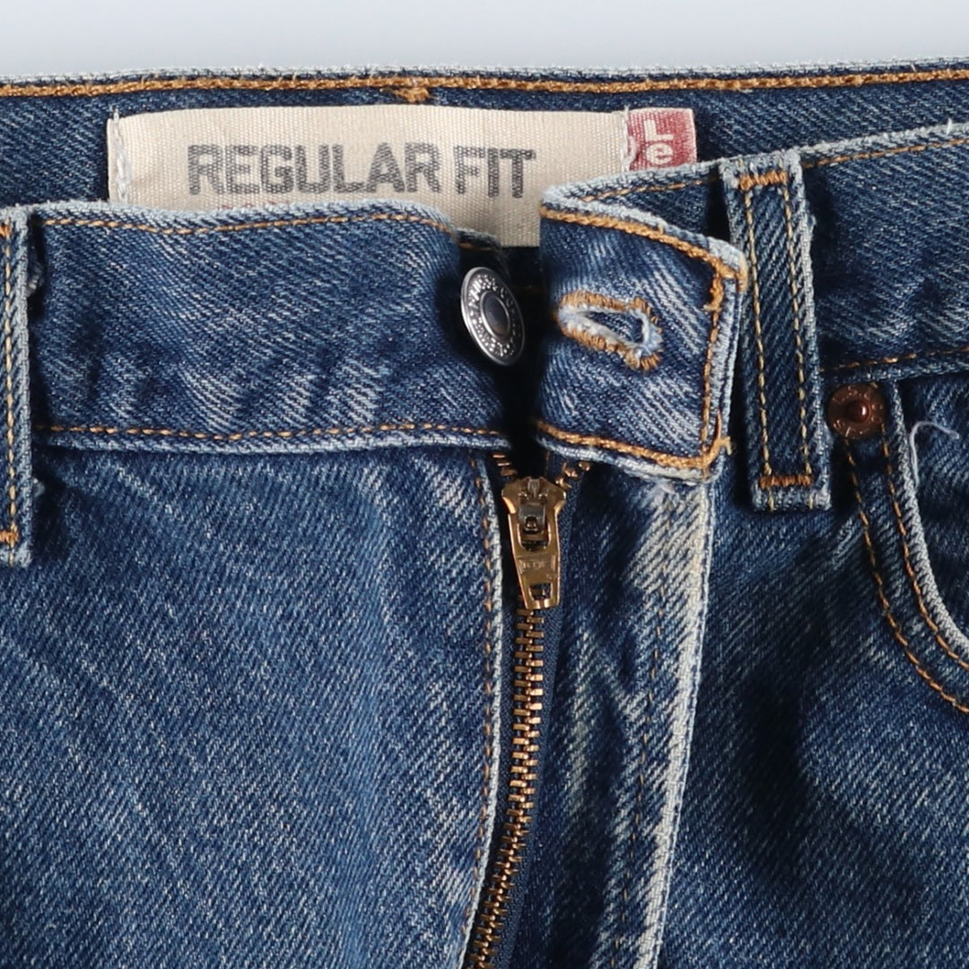 Levi's 505 REGULAR FIT tapered denim pants for men, size w36 cotton blue type Vintage Second Hand